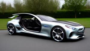 Mercedes futuristic concept car