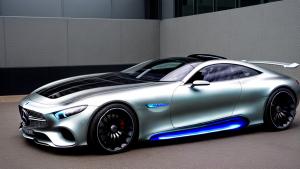 Mercedes futuristic concept car