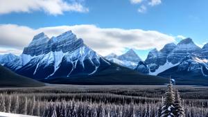 Snowy Canadian Rockies