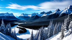 Snowy Canadian Rockies