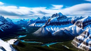 Snowy Canadian Rockies