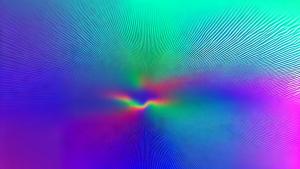 Abstract 3D fractals gradient colors