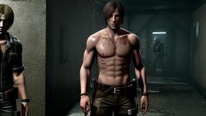 Resident Evil 4 Remake Leon Shirtless