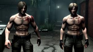 Resident Evil 4 Remake Leon Shirtless