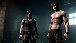 Resident Evil 4 Remake Leon Shirtless