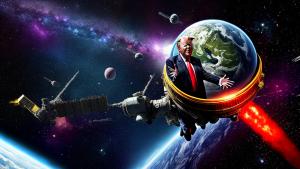 Trump in space