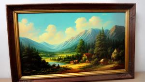 Vintage painting