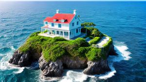 House in the ocean