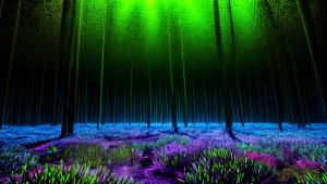 alien space forest