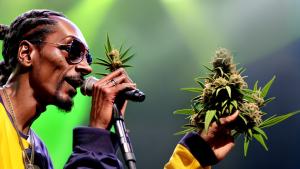 Snoop dogg with weed