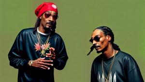 Snoop dogg with weed