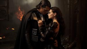 Darth vader with padme