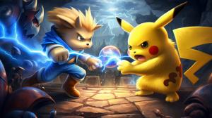 Pikachu vs sonic the hedgehog