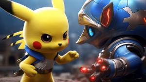 Pikachu vs sonic the hedgehog