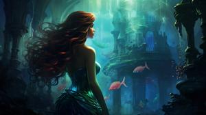 Atlantis Little mermaid fantasy