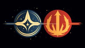 Star wars and dc insignia combined