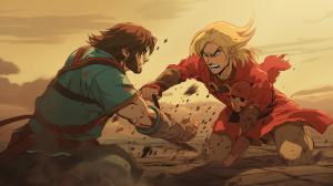 Link kills gannon Anime  fight scene