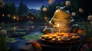 Maltese merchant bullfrog springs food night fireflies campfire garden donuts