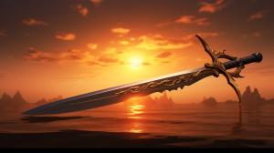 Anime sunrise war peace sword