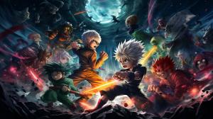 Hunterxhunter anime fight