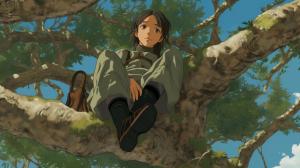 Shikamaru nara in a tree