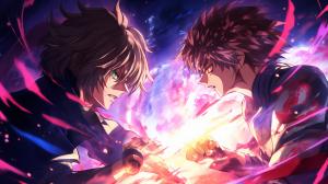 Satoru gojo x sukuna, anime fight