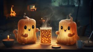 Spooky toast cute