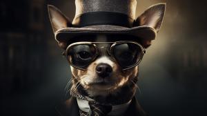 A little dog which is a crime boss