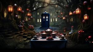 Doctor who tea party in wonderland