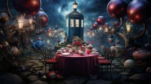 Doctor who tea party in wonderland