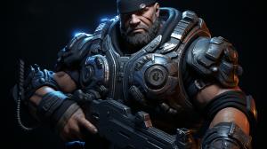 Marcus Fenix of Gears of war