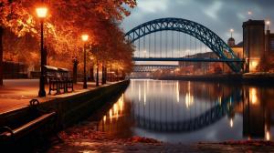 River tyne Newcastle north east England UKNiall horan