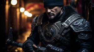 Marcus Fenix in a City of gears of war