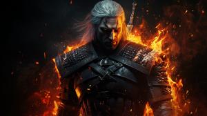 Geralt the Rivia in The Witcher 3