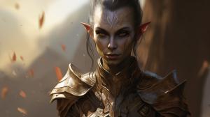 warrior elf of morrowind