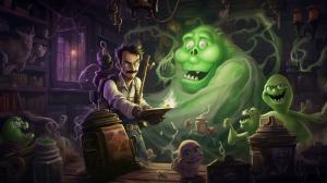 Luigi's mansion and Ghostbusters