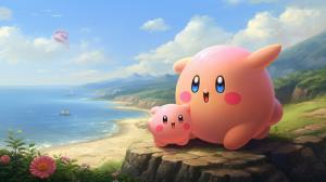 Kirby and jigglypuff