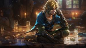 Link in the legend of zelda tears of the kingdom