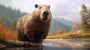 Realistic capybara