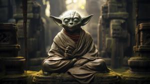 yoda in a temple