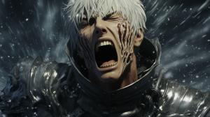 Berserk anime scream snow