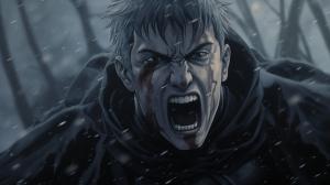 Berserk anime scream snow