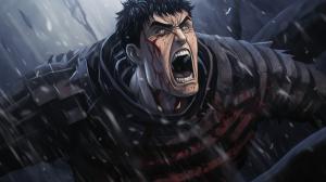 Berserk anime scream snow