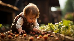 A small child named farren gathering beans from the peculiar strawberry farm as he struggles to slide along the floor like a snail because the friction and gravitational pull is working against his attempts at reducing orange terrain from the oddly small dictionary