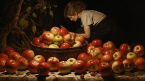 Federico farias comprando manzanas