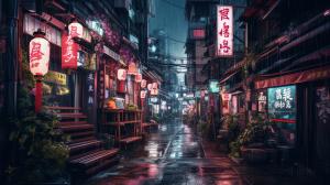 Aesthetic japan city