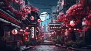 Aesthetic japan city