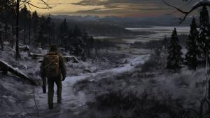 Dayz lone wolf survivor walking snow