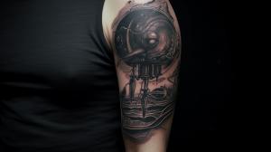 tattoo studio WOJTAS TATOO dark atmosphere speeder surrealism