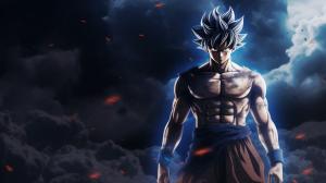 Goku Ultra instinct, HD, Perfect detail, anime accurate, space in background